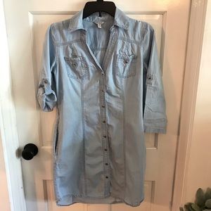Guess Denim Button Up Dress
